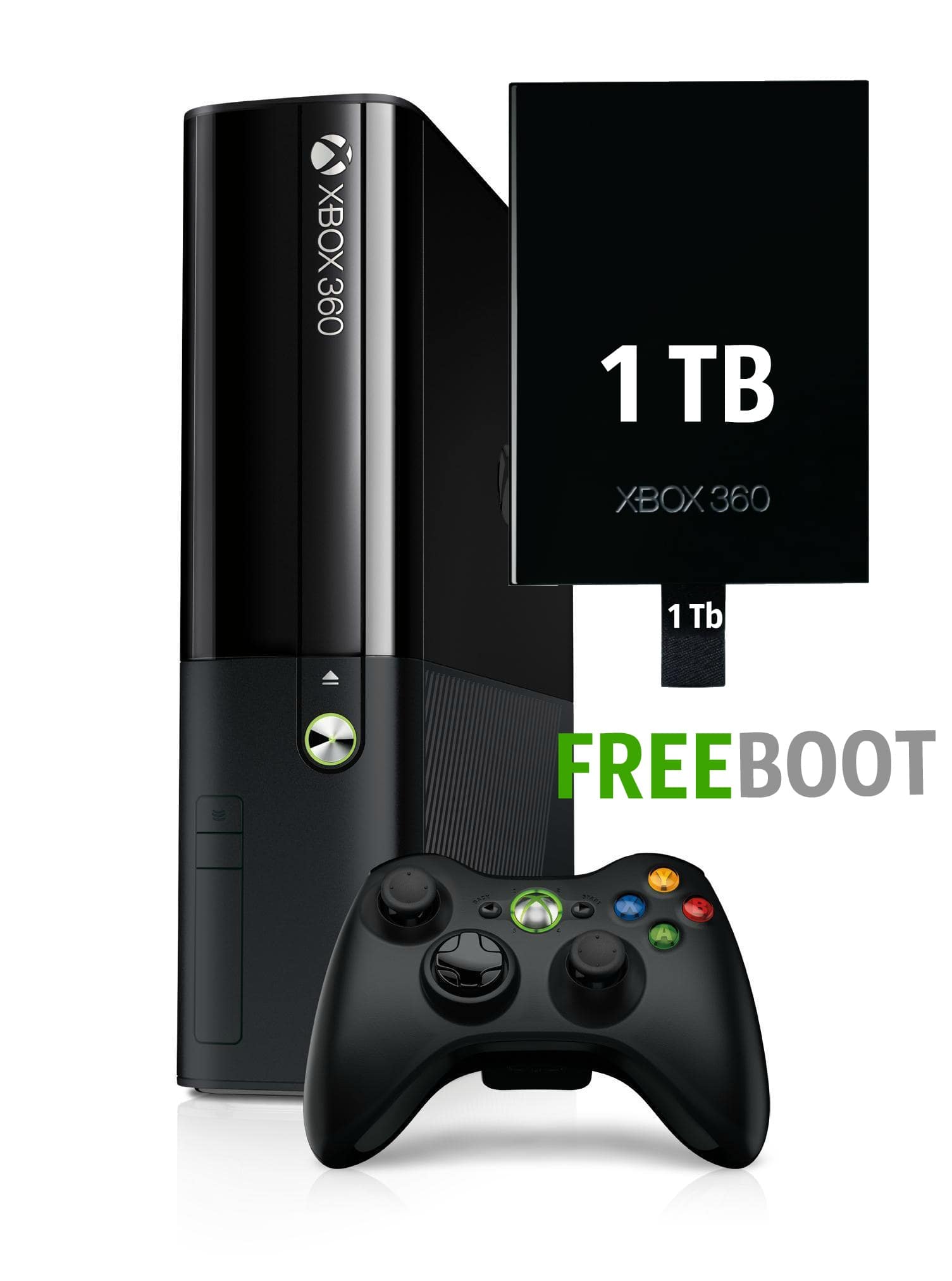 Xbox 360 E 1 Tb Freeboot (550 игр на HDD)